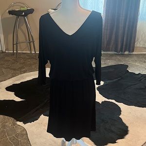 Lil black dress with open shoulders